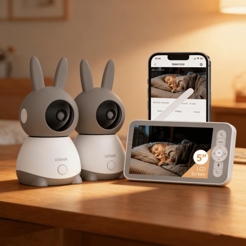 Iegeek babyphone mit kamera - babyphone, 2