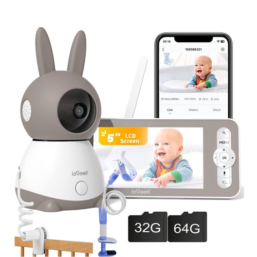 Iegeek 2k3mp babyphone mit - iegeek, 5"
