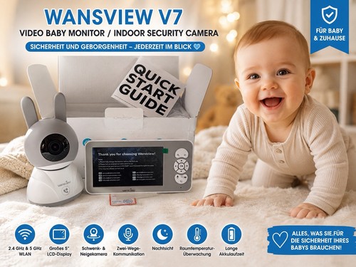 Wansview babyphone - babyphone, 5”