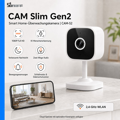 Sonoff cam home - cam-s2, camera
