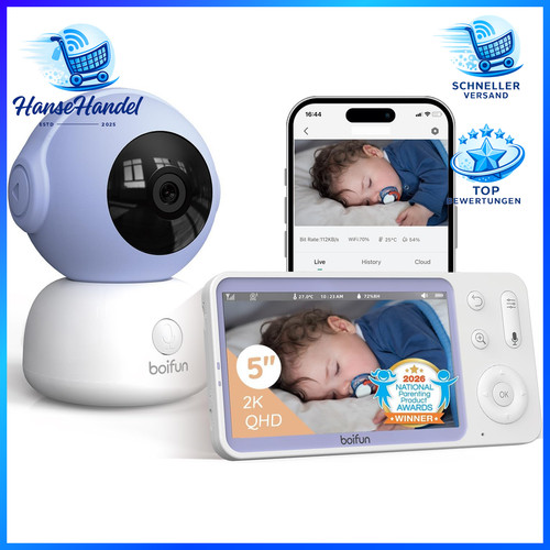Babyphone mit kamera wlan - wlan, 5"
