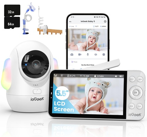 Iegeek zoll babyphone mit - 5,5,